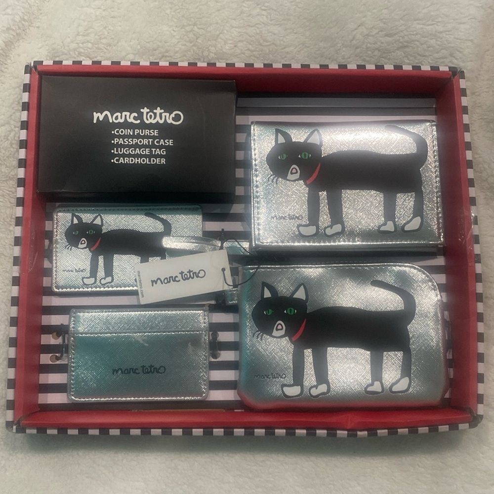 🆕🐈‍⬛Marc Tetro Tuxedo Black Cat Travel Set🐈‍⬛